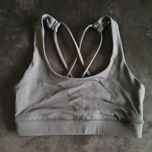 TYC black sports bra